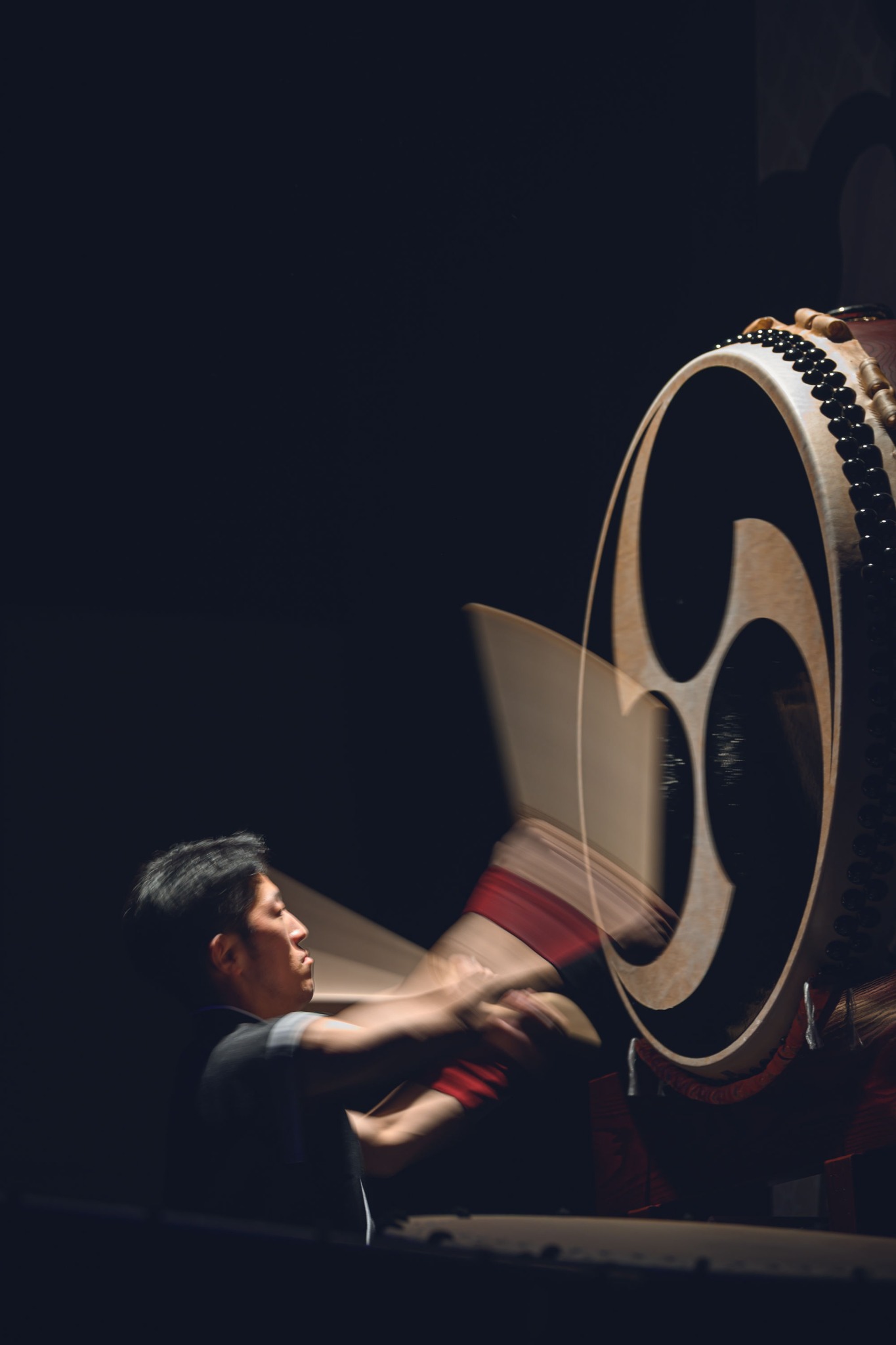 Traditional Japanese taiko performance